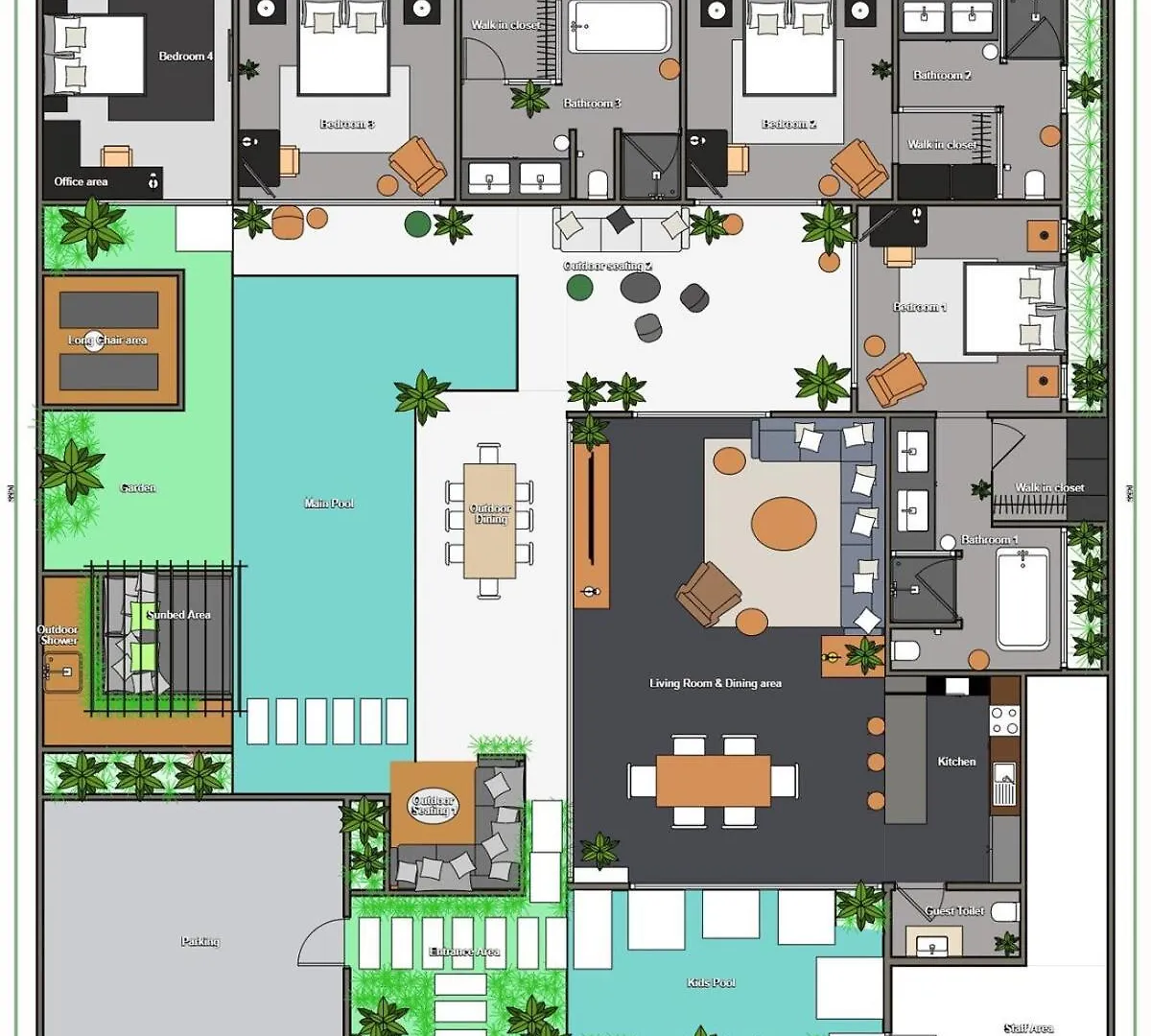Villa Naura Umalas Dalung  0*, Dalung (Bali)